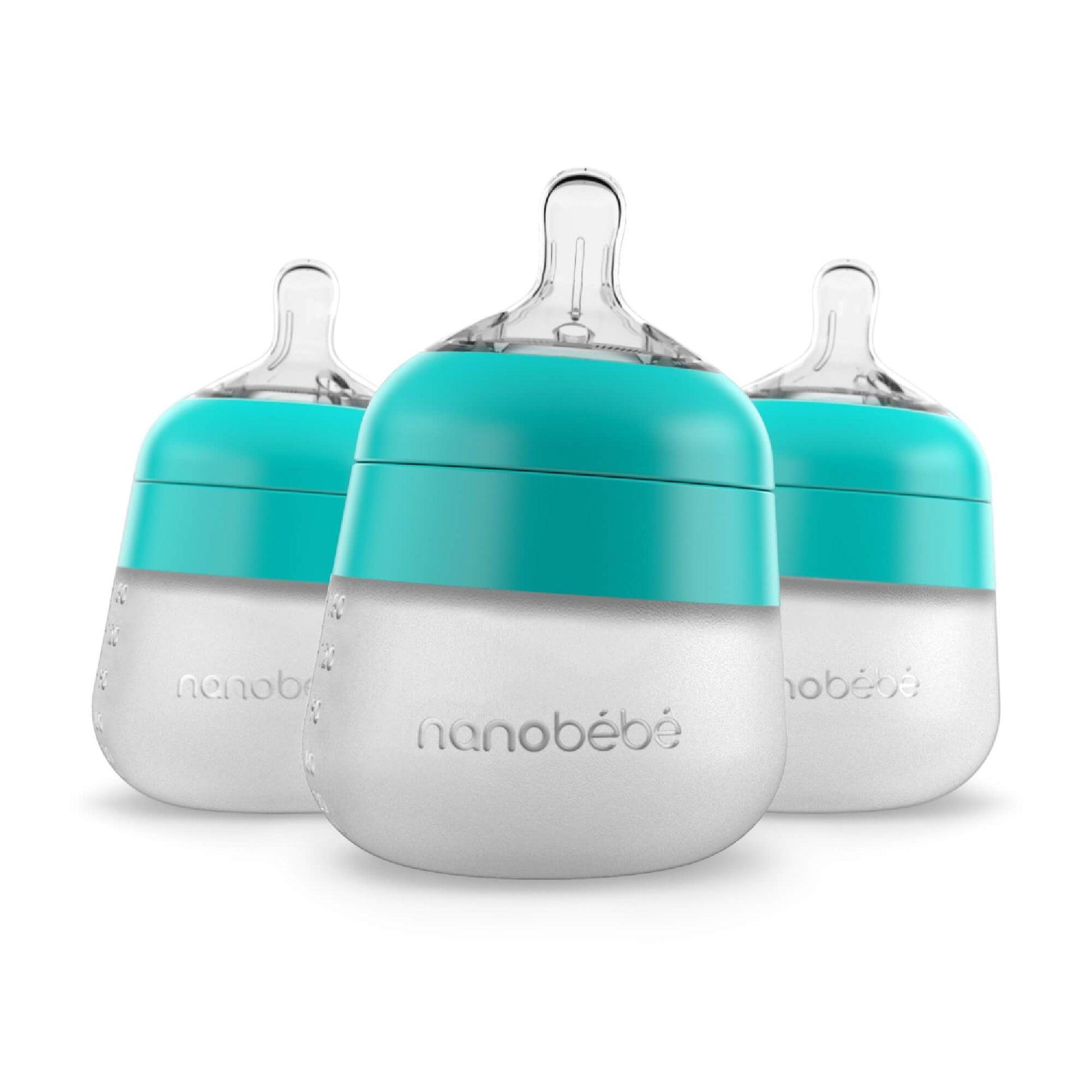 Nanobébé US Flexy Silicone Baby Bottle - 5oz